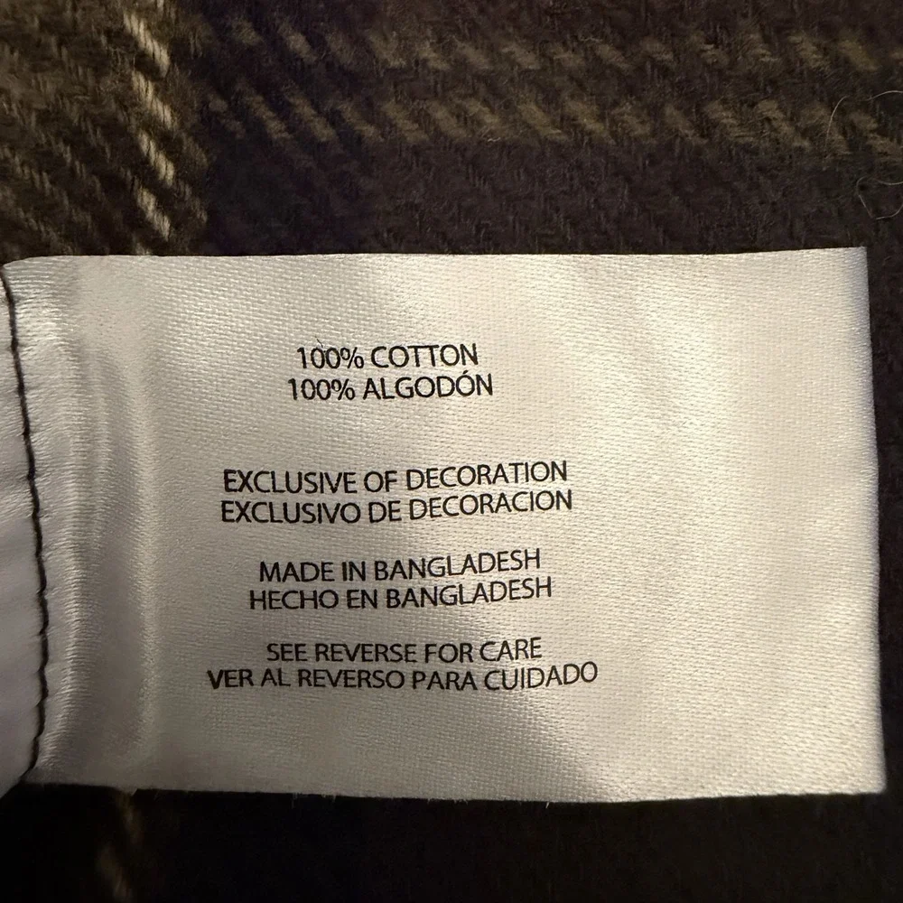 ORVIS Men's Heavy Weight Flannel Brown Plaid Pockets Outdoors Workwear XXL